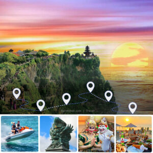 Bali 13 Hours Coastal Charm, visiting: Nusa Dua Beach, Garuda Statue Park, Uluwatu Sunset, Kecak Dance & Jimbaran Bay