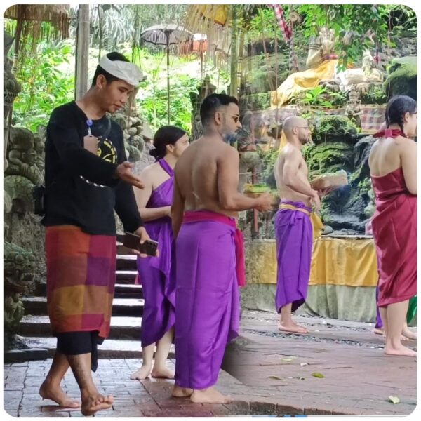 Melukat Ritual at Griya Beji Waterfall - Image 14