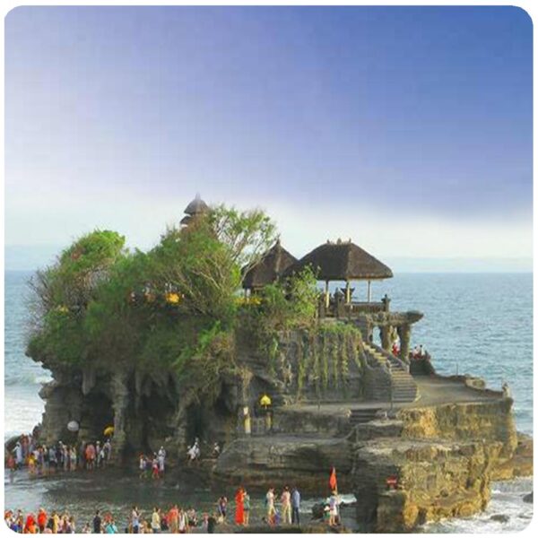 Tanah Lot the off shore sunset temple