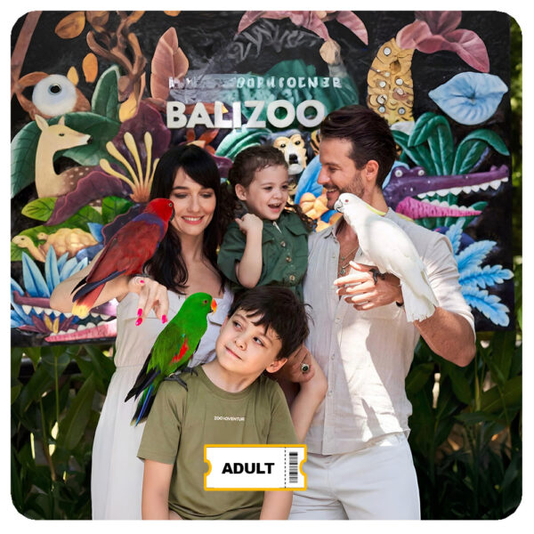 Bali Zoo Entrance Adult Ticket