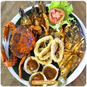 JIMBARAN SUNSET GRILLED SEAFOOD "MENU B"