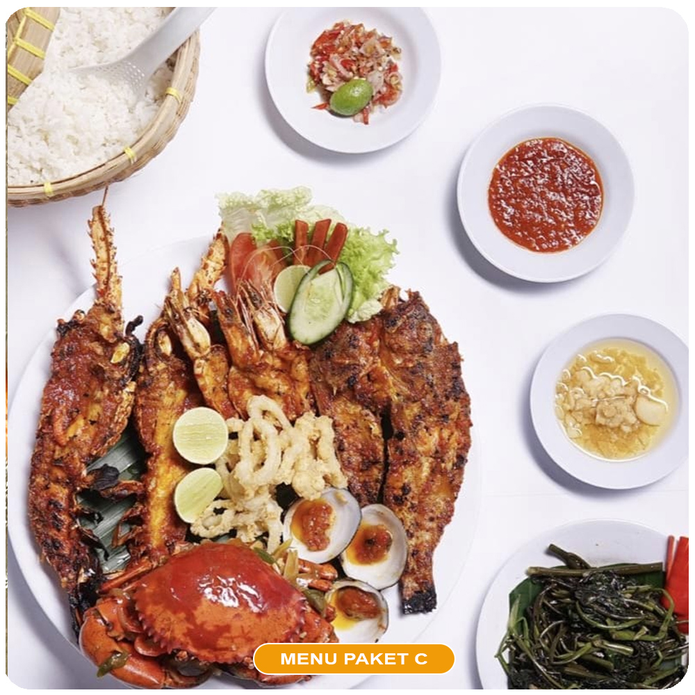 JIMBARAN SUNSET GRILLED SEAFOOD "MENU C"