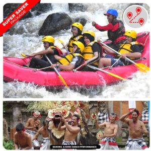 Ubud - Ayung River Rafting Adventure and Barong Dance Performance Tour