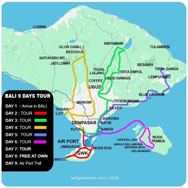 Bali 9 Days Tour & Transport Arrangement Deals - Image 2