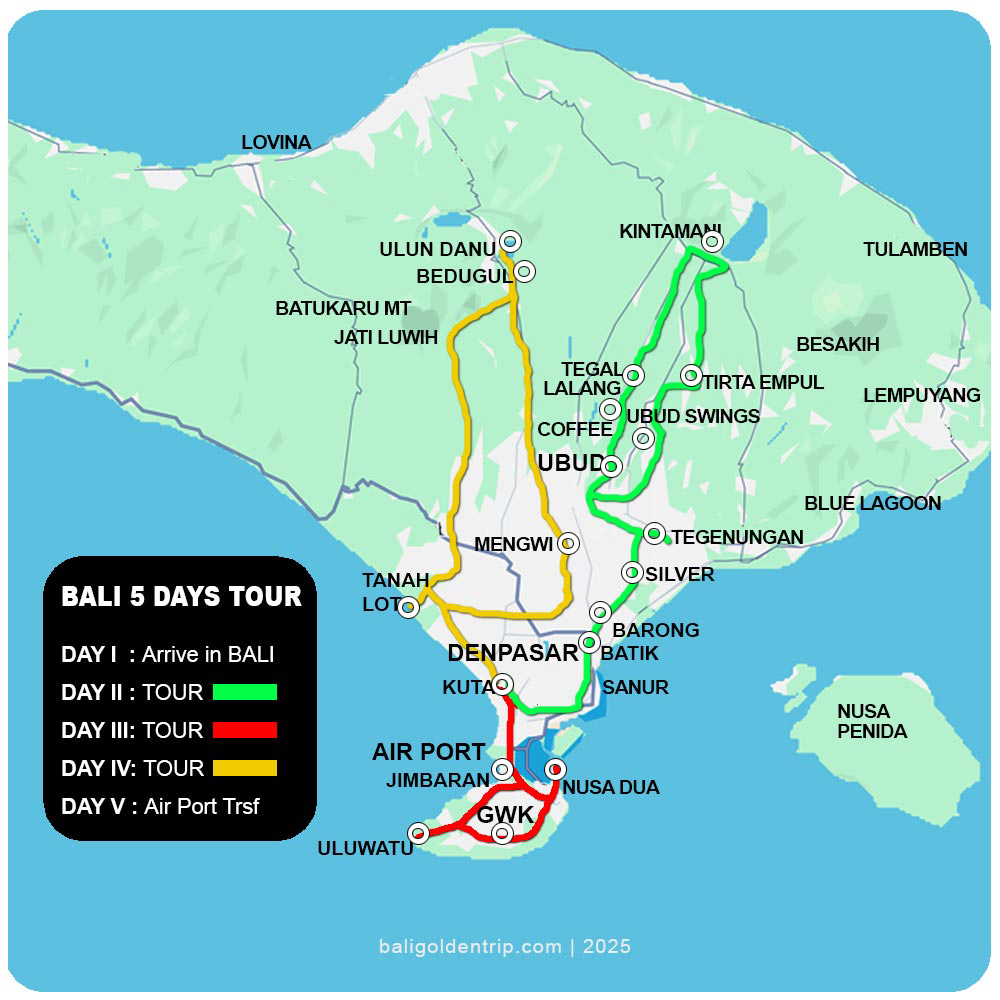 Bali Ultimate 5-Days Tour & Transfers Deal - Image 2